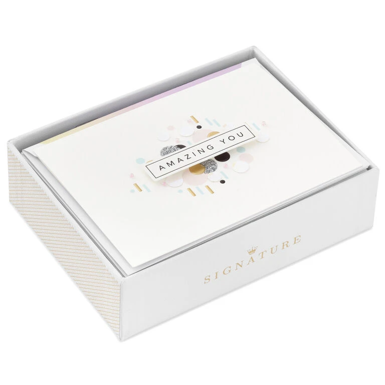 Hallmark Amazing You Boxed Blank Note Cards Multipack, Pack Of 8 - Image 4