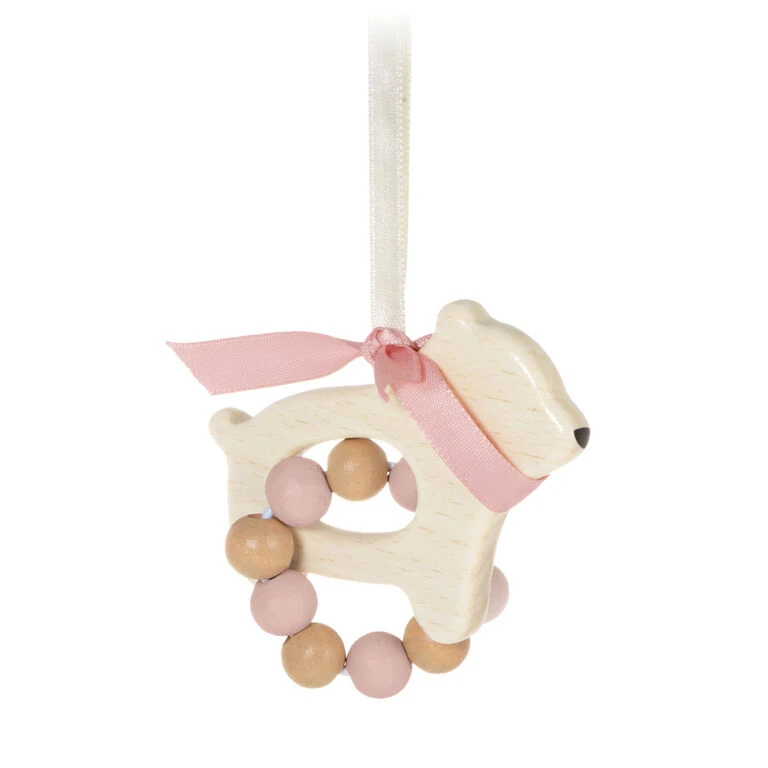 Hallmark Baby Girl's First Christmas Bear 2023 Ornament - Image 6