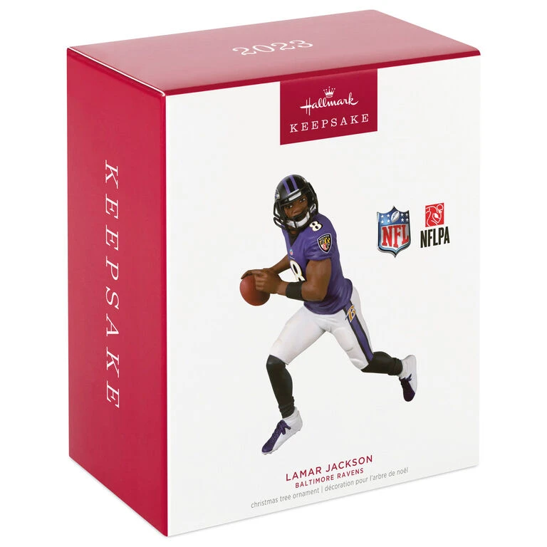 Hallmark NFL Baltimore Ravens Lamar Jackson Ornament - Image 4