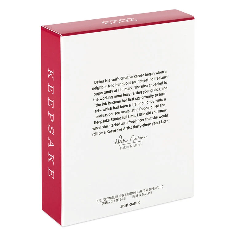 Hallmark Our First Christmas Together Snowflake 2023 Photo Frame Ornament - Image 5