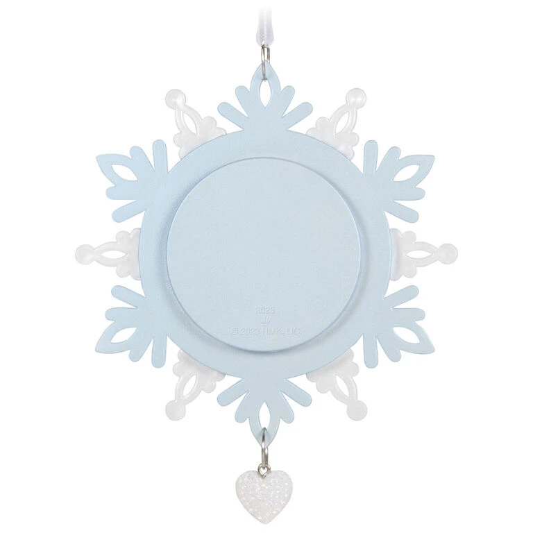 Hallmark Our First Christmas Together Snowflake 2023 Photo Frame Ornament - Image 6