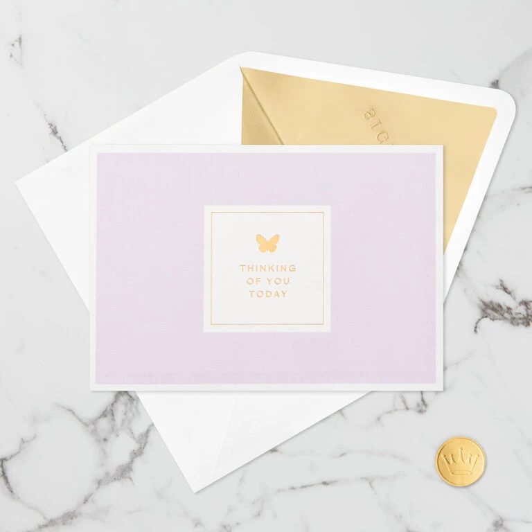 Hallmark Butterfly Bouquet Thankful For You 3D Pop-Up Thinking Of You Card - Image 4