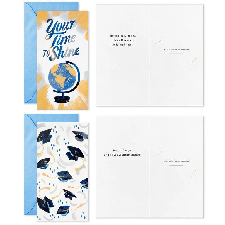Hallmark Festive Grad Wishes Graduation Cards Assortment, Pack Of 36 - Image 3