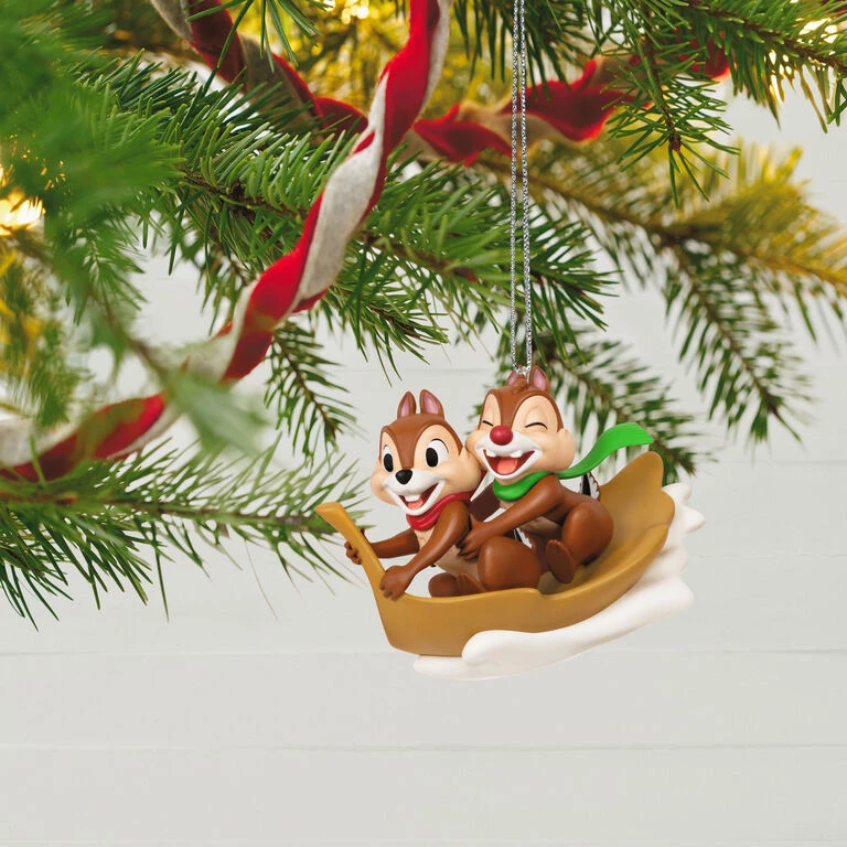 Hallmark Disney Chip And Dale Snow Much Fun! Ornament - Image 2