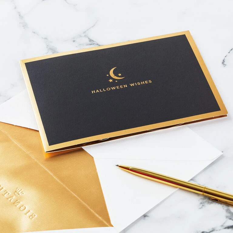 Hallmark Crescent Moon 3-D Pop-Up Halloween Card - Image 7