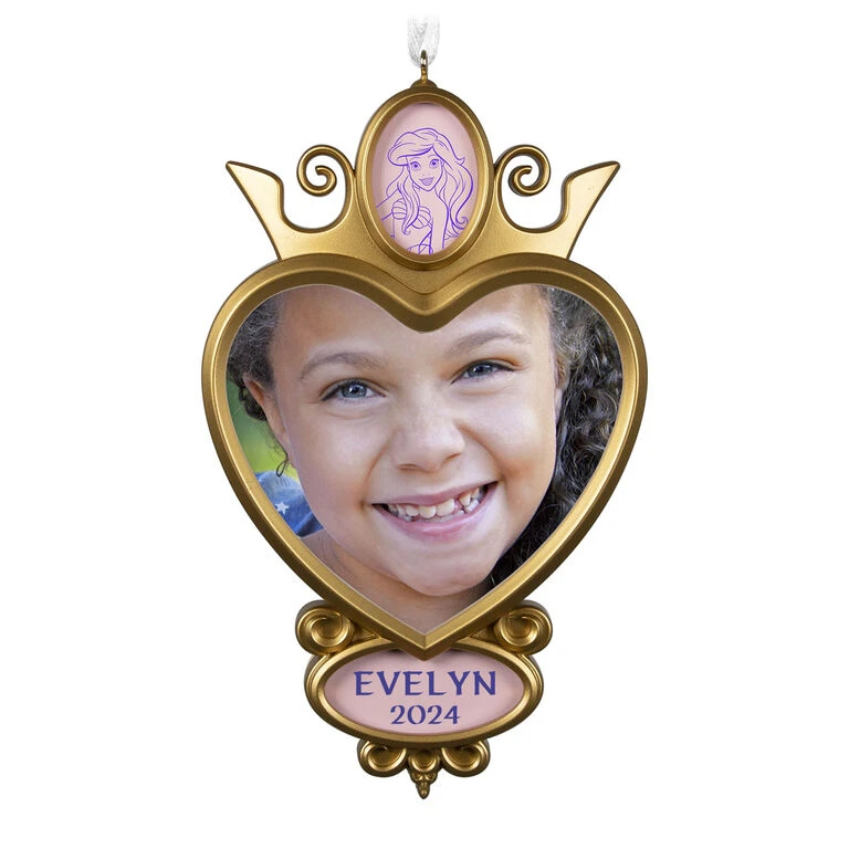 Hallmark Disney Our Little Princess Personalized Photo Frame Ornament