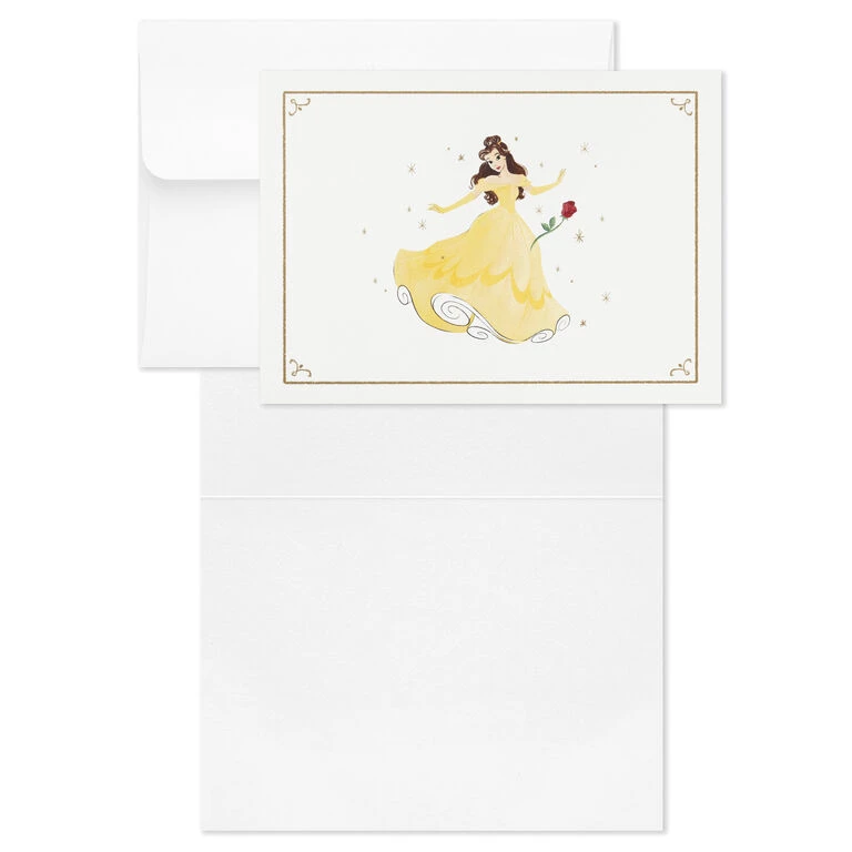 Hallmark Disney Princess Assorted Boxed Blank Note Cards Multipack, Pack Of 24 - Image 3