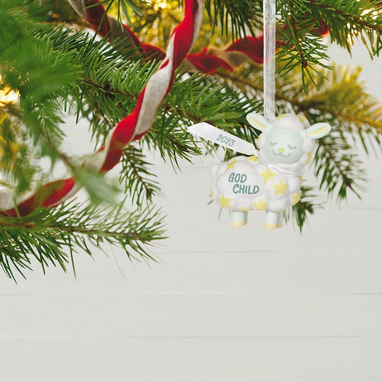 Hallmark Godchild 2023 Porcelain Ornament - Image 2