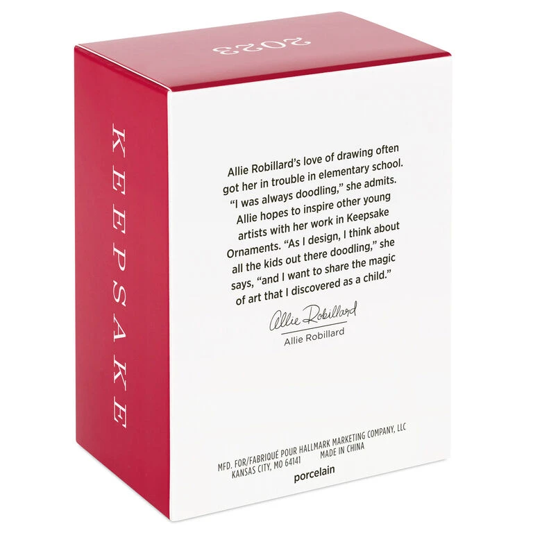 Hallmark Godchild 2023 Porcelain Ornament - Image 5