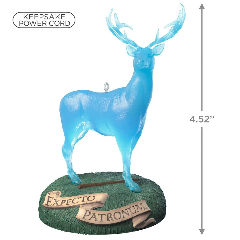 Hallmark Harry Potter™ Stag Patronus Ornament With Light - Image 3