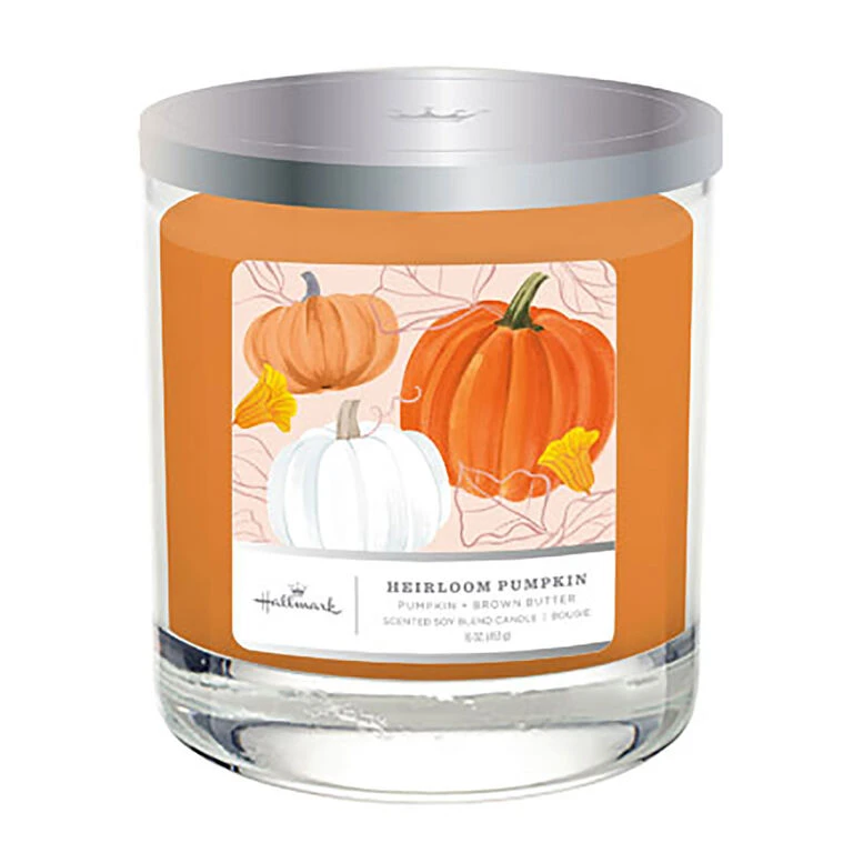 Hallmark Heirloom Pumpkin Scented 3-Wick Candle, 16 Oz.