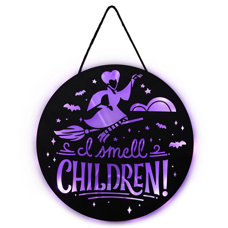 Hallmark Disney Hocus Pocus I Smell Children Porch Decor With Light - Image 2