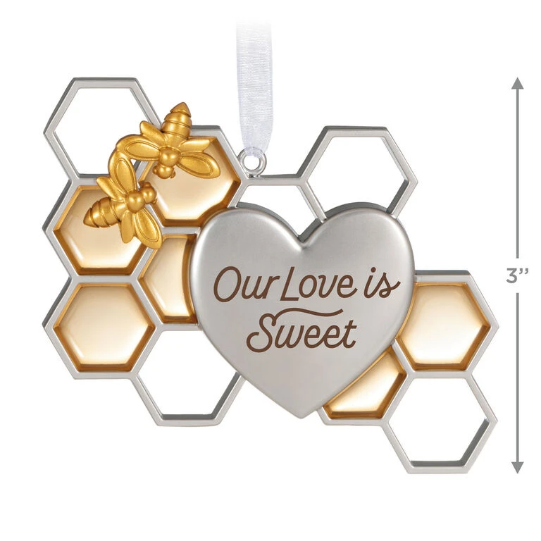 Hallmark Our Love Is Sweet Metal Ornament - Image 3