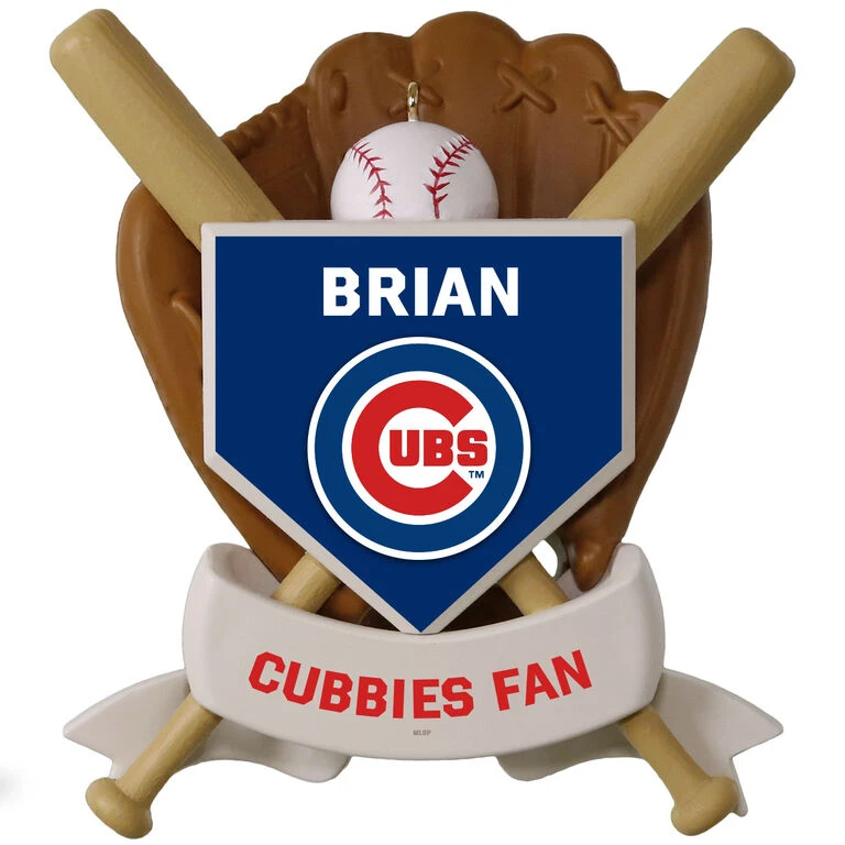 MLB Baseball Personalized Ornament, Cubs™ - Image 3