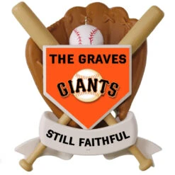 MLB Baseball Personalized Ornament, Giants™
