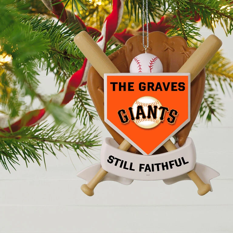 MLB Baseball Personalized Ornament, Giants™ - Image 2