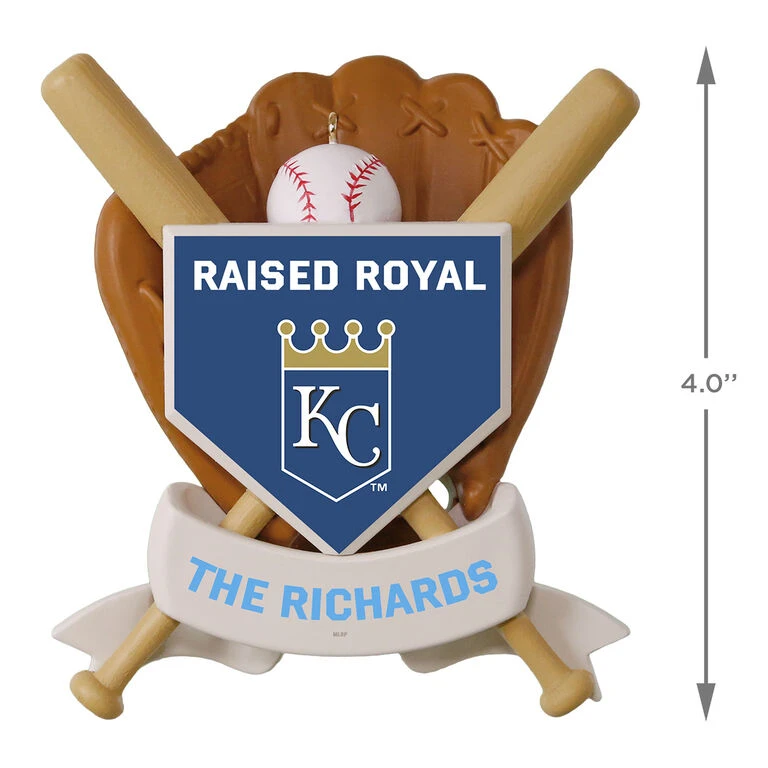 MLB Baseball Personalized Ornament, Royals™ - Image 4