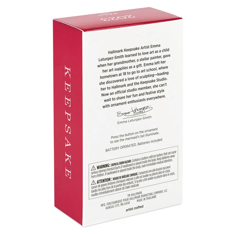 Hallmark Barbie™ Mermaid Ornament With Light - Image 5