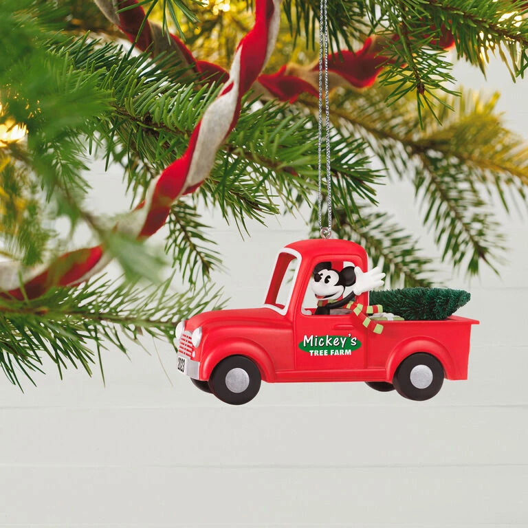Hallmark Disney Mickey Mouse Mickey's Tree Farm 2023 Ornament - Image 2