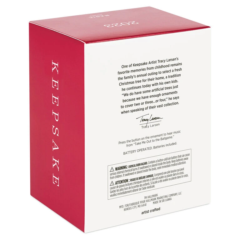 Hallmark The Peanuts® Gang Batter Up! Musical Ornament - Image 5