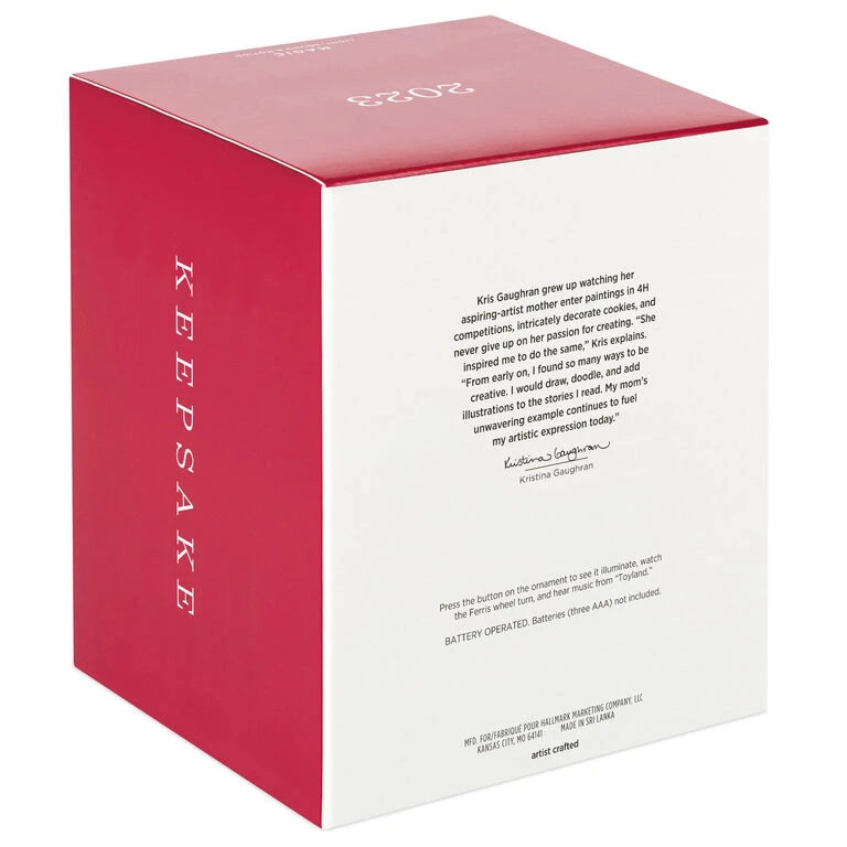 Hallmark Playful Penguins On Ferris Wheel Musical Ornament With Light And Motion - Image 5