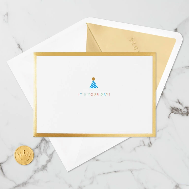 Hallmark It's Your Day Puppy In Present 3D Pop-Up Birthday Card - Image 4