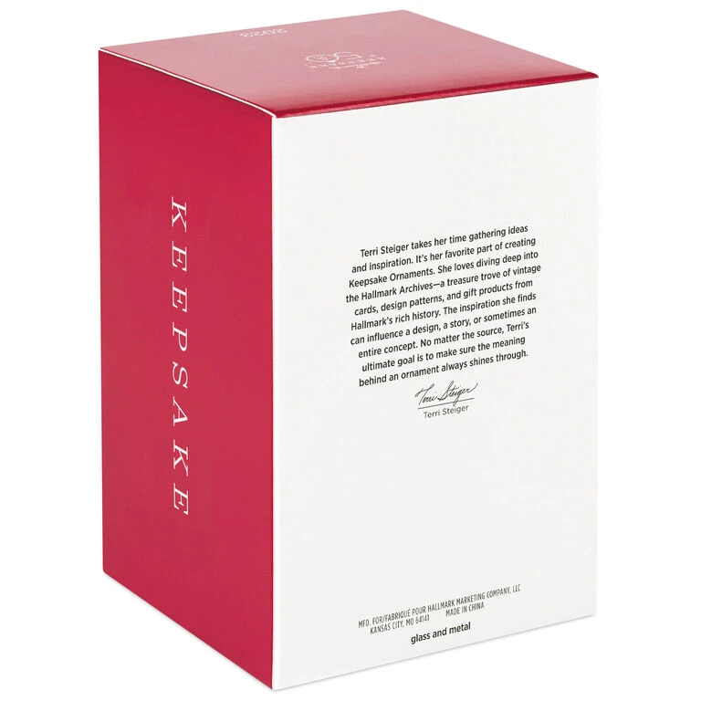 Hallmark Keepsake Ornament 50th Anniversary Christmas Commemorative Special Edition Glass And Metal Ornament - Image 5