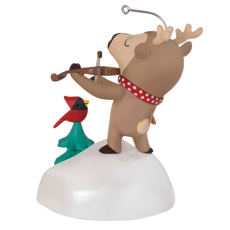 Hallmark Festive Fiddler Musical Ornament - Image 6