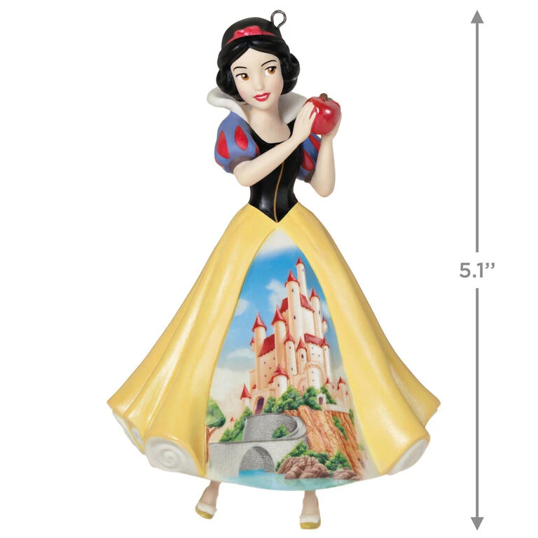 Hallmark Disney Princess Celebration Snow White Porcelain Ornament - Image 3