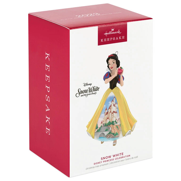 Hallmark Disney Princess Celebration Snow White Porcelain Ornament - Image 4