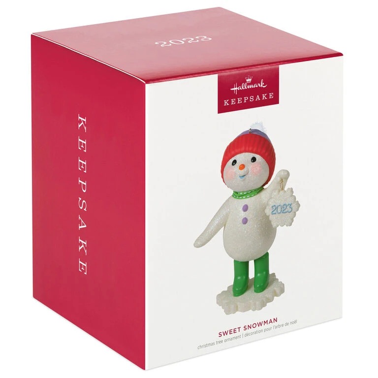 Hallmark Sweet Snowman 2023 Ornament - Image 4