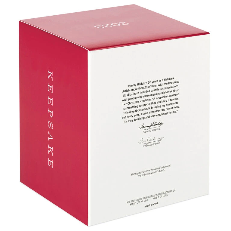 Hallmark Sweet Snowman 2023 Ornament - Image 5