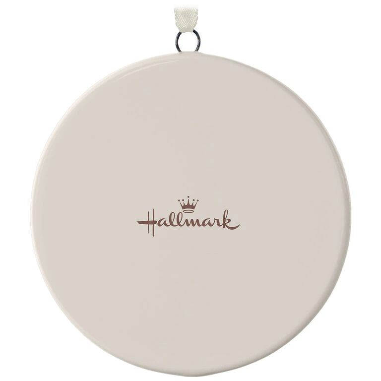 Swimming Ceramic Circle Personalized Ornament - Image 6